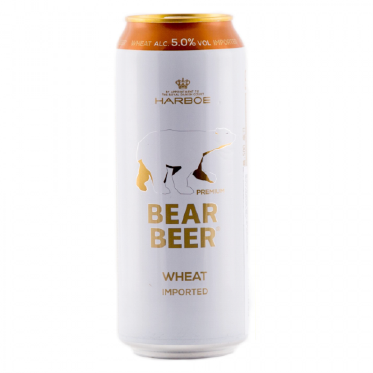 Bia Gấu Bear Beer Wheat Imported 5%-lon 500ml 
