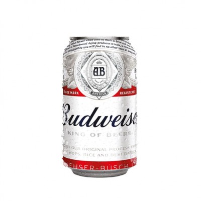 Bia Budweiser 5%  - lon 330 ml  