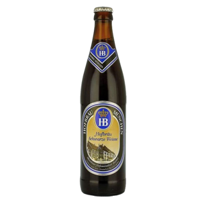 Bia HB Schwarze Weisse 5,1%-chai 500 ml