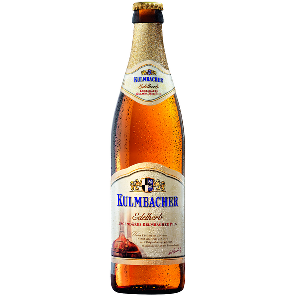 Bia Kulmbacher Edelherb 4.9%–chai 330ml 