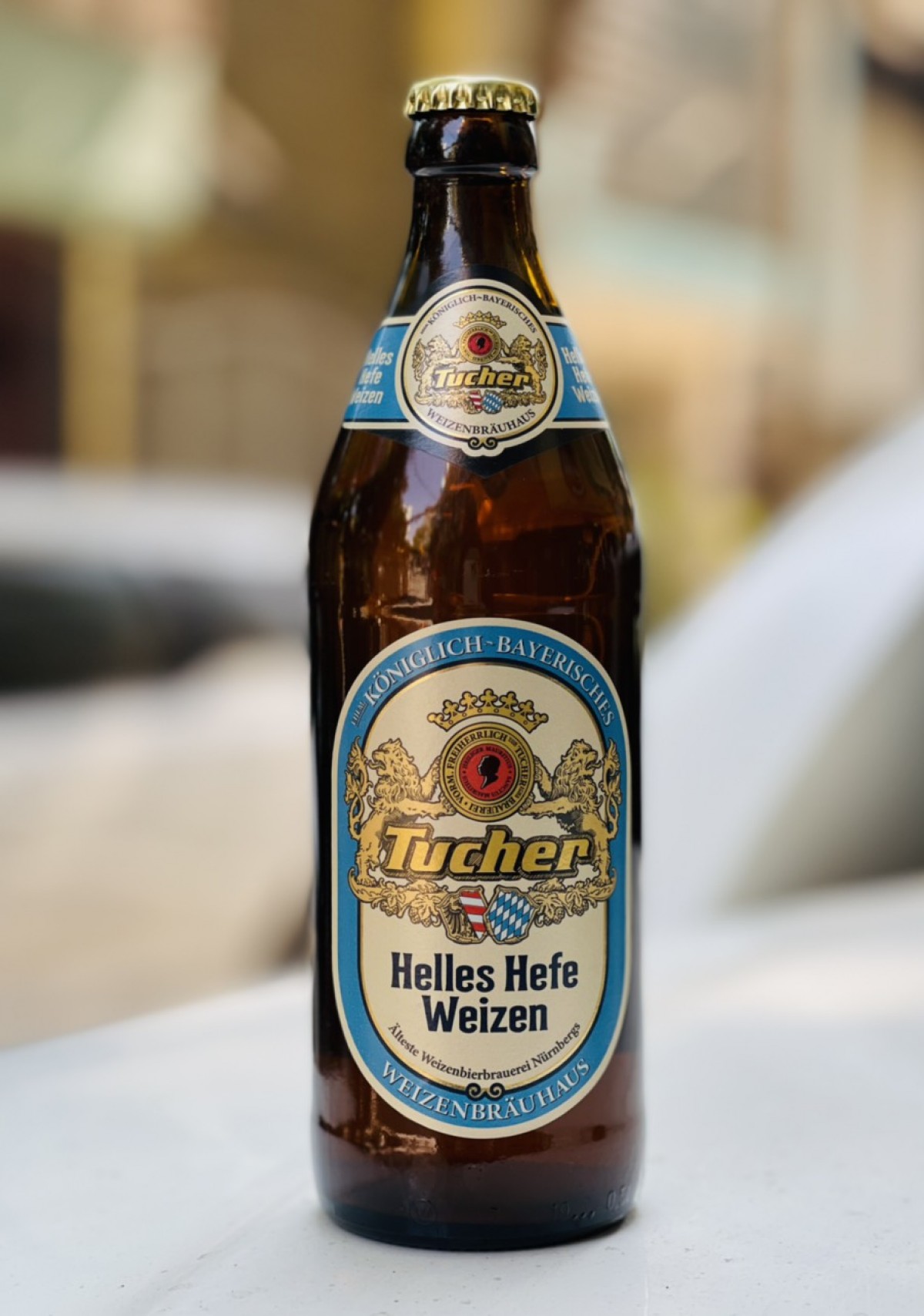 Bia Tucher Helles Hefeweizen 5.2%-Chai 500 ml