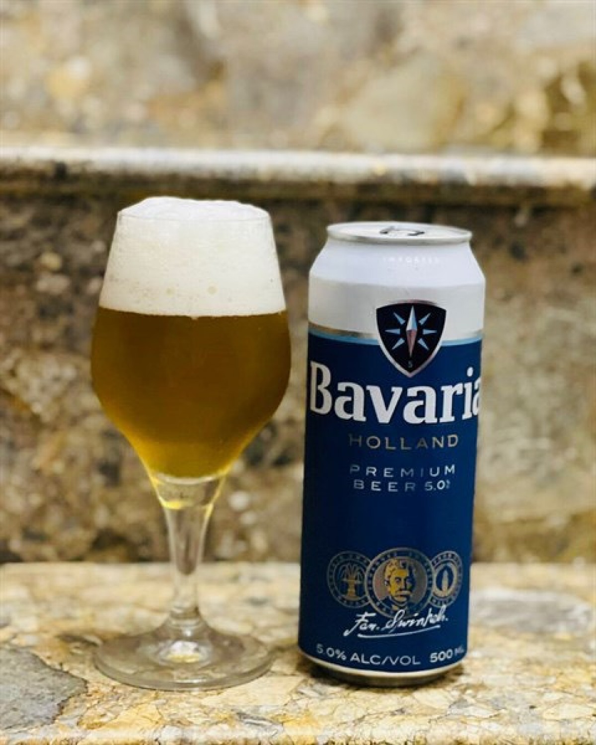 Bia Bavaria Premium Pilsner 5%-Lon 500ml