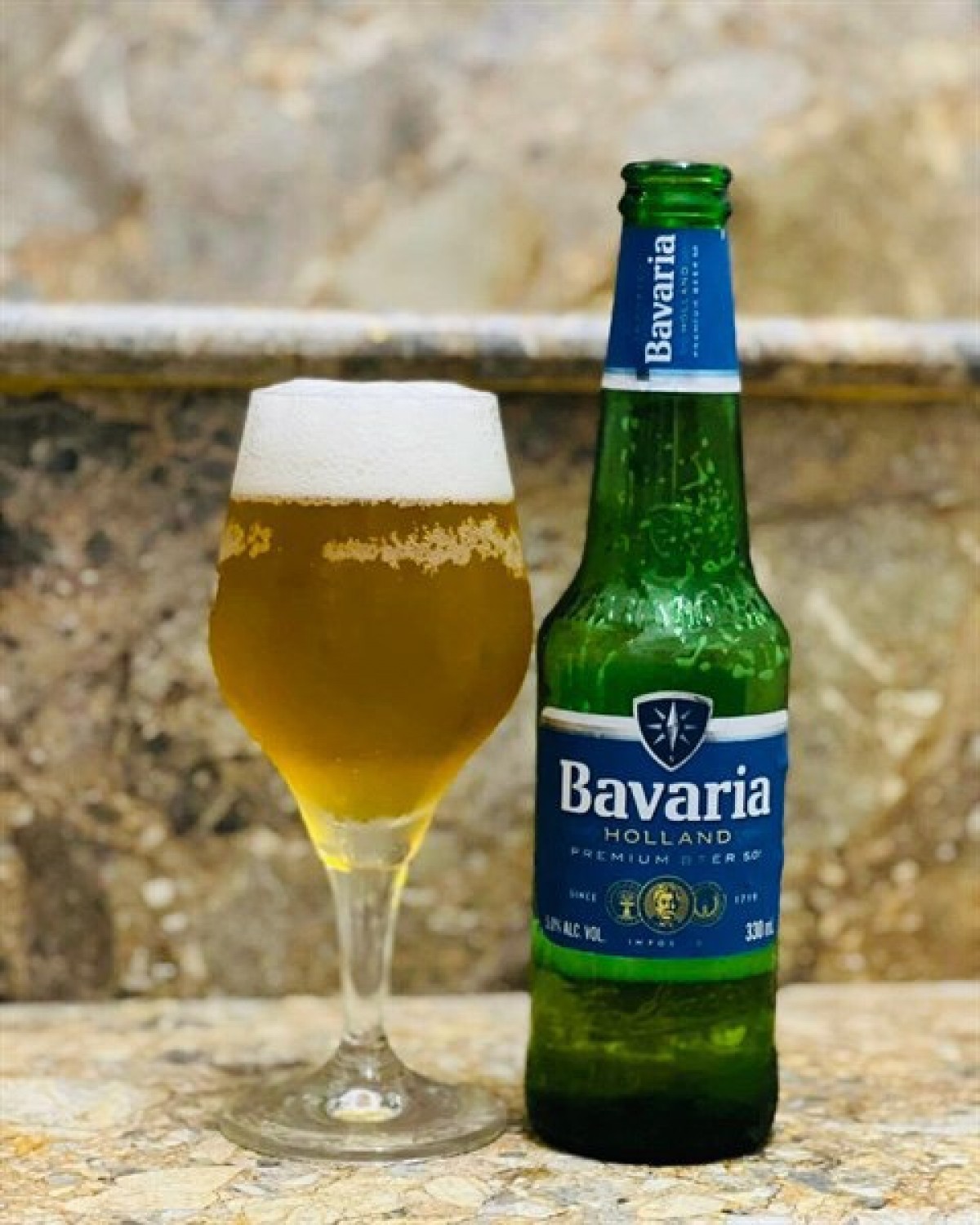 Bia Bavaria Premium Pilsner 5%-Chai 250ml 
