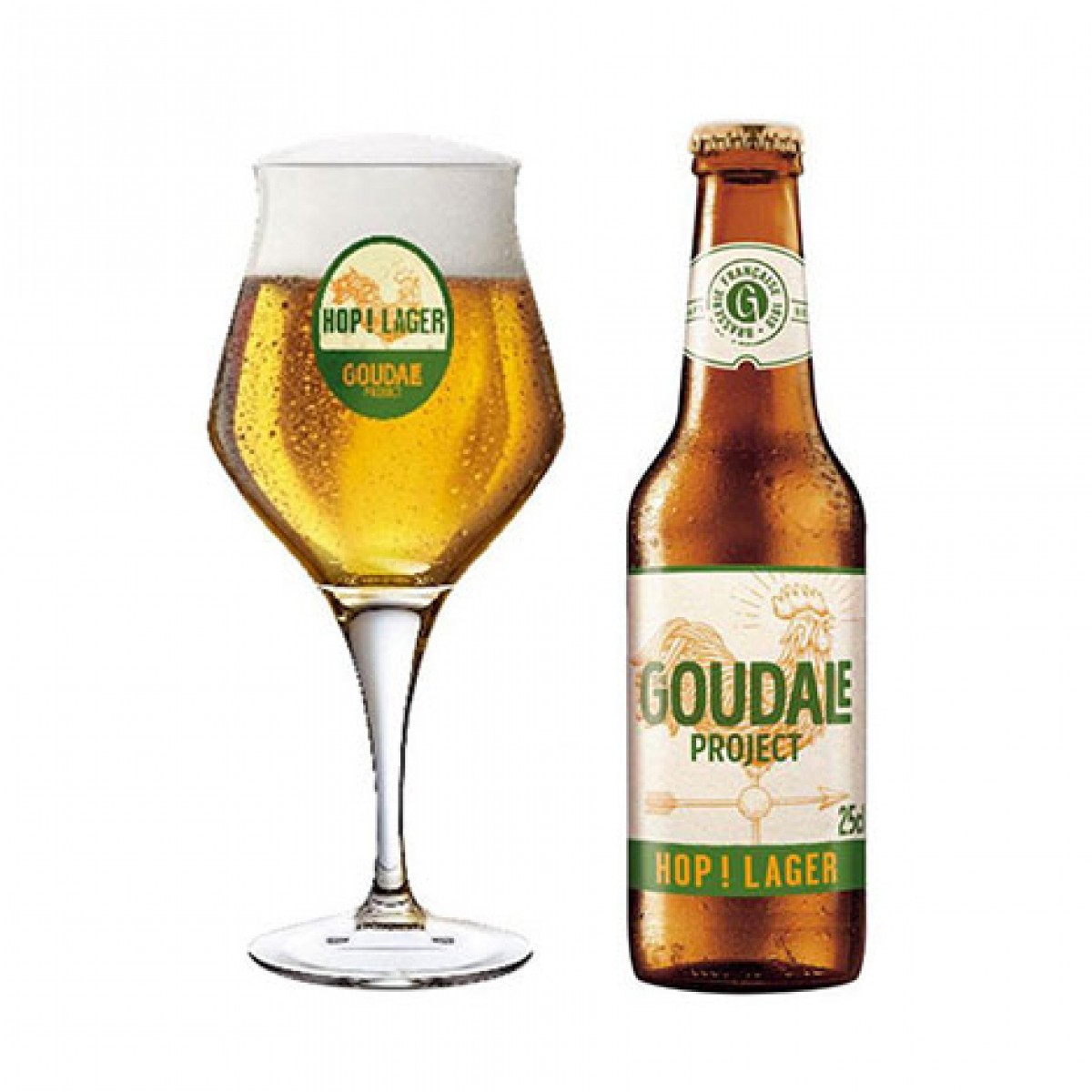 Bia La Goudale Project Hop Lager 5.2%-chai 250ml