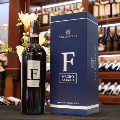 Hộp quà rượu vang F Negroamaro Salento 15%