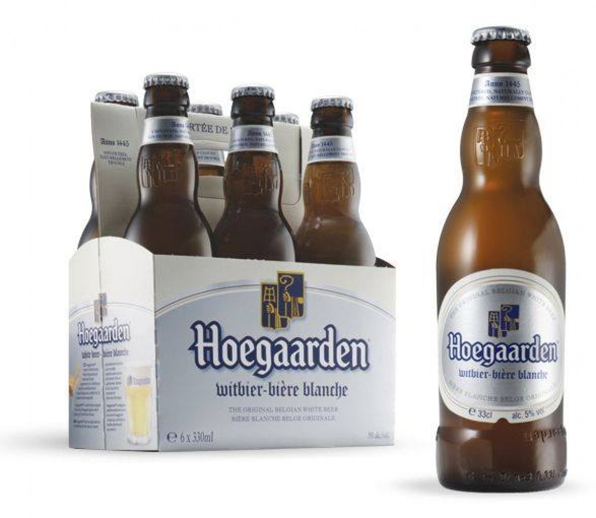 Bia Hoegaarden 4,9% - chai 330 ml