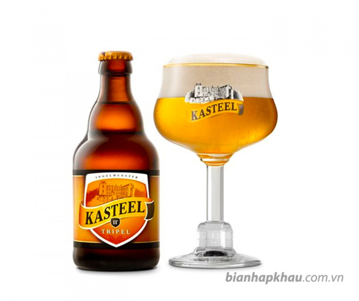 Bia Kasteel Triple 11% - chai 330 ml