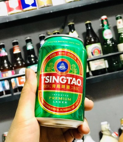 Bia Tsingtao 4.8%-lon 330 ml